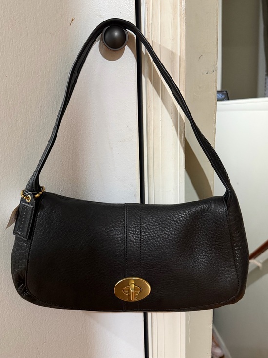 Coach Handbags - Authentic Coach Ergo Pebbled Leather Flap Shoulder Bag (Style #11614 dust bag in